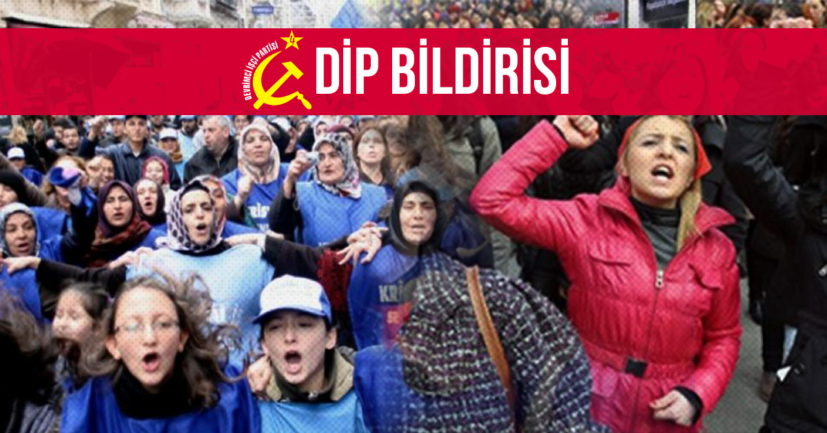 Erkek egemenliğine, kapitalizme, istibdada ve emperyalizme karşı 8 Mart’ta emekçi kadınlar en öne! Erkek egemenliğine, kapitalizme, istibdada ve emperyalizme karşı 8 Mart’ta emekçi kadınlar en öne!