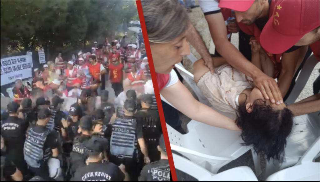 Polonez işçilerine polis saldırısı Polonez işçilerine polis saldırısı