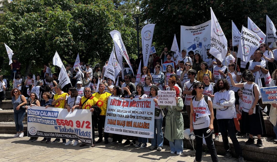 Ankara’dan bir özel sektör öğretmeni: Geçim şartlarımızı patronların inisiyatifine bırakmamakta kararlıyız!