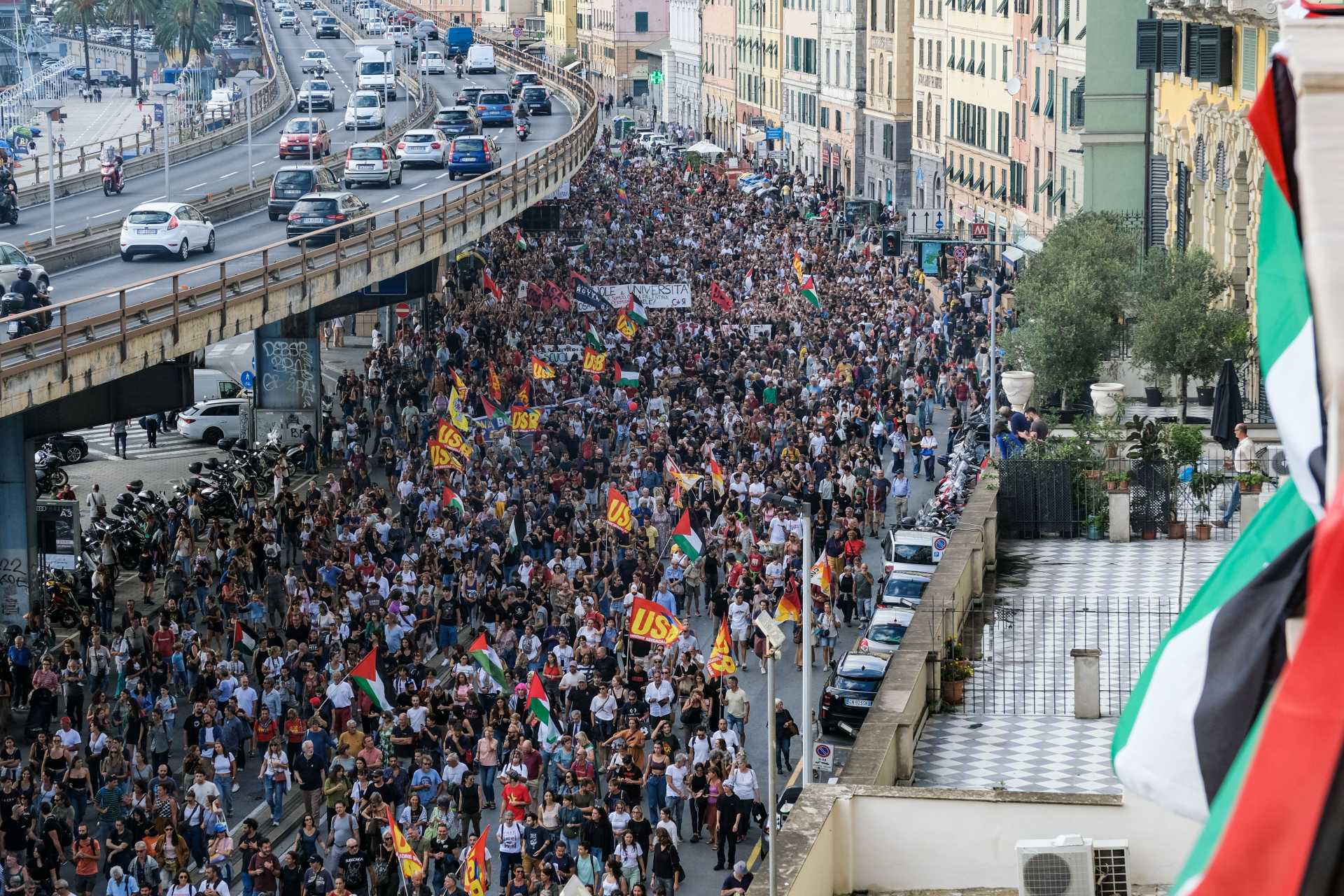 İtalya’da işçiler şalterleri Gazze için indirdi, bütün İtalya’yı Gazze için ayağa kaldırdı!