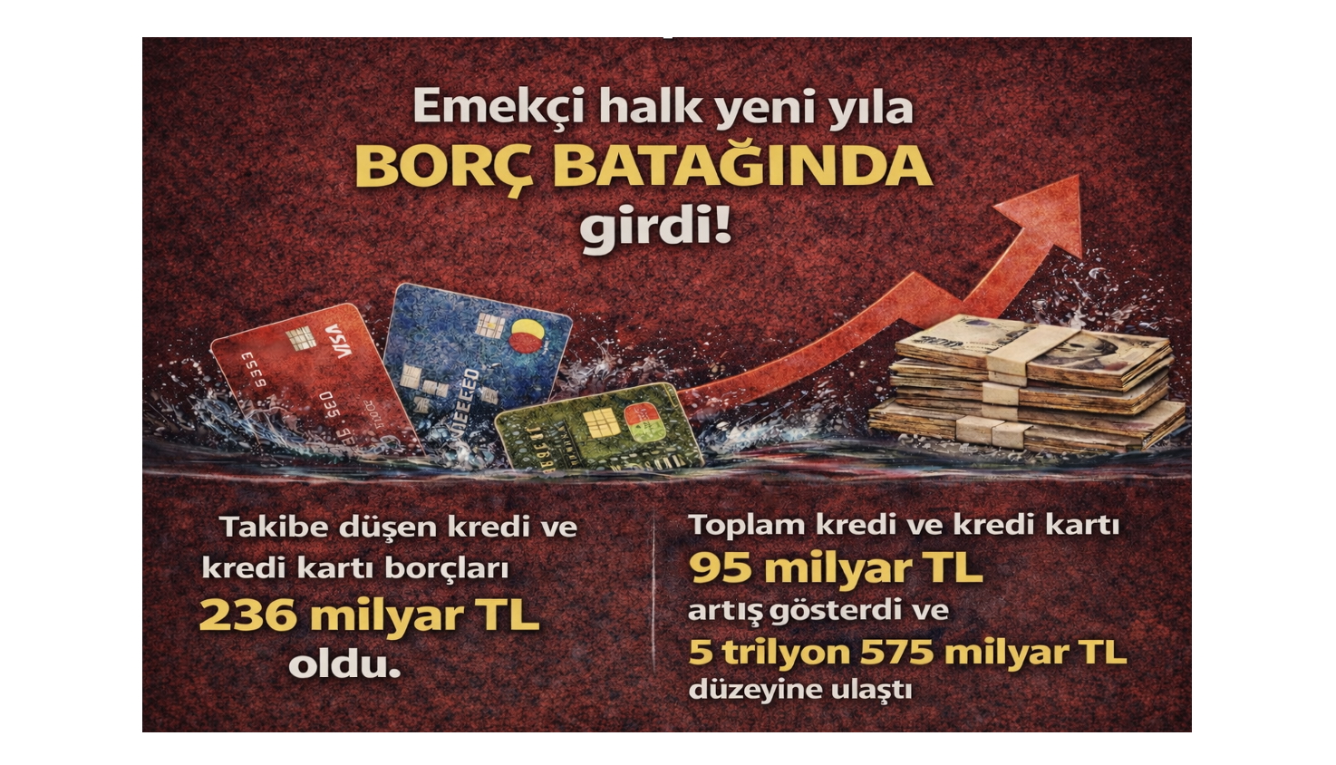işçinin ekonomisi borç batağı 