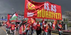 İş, aş, hürriyet için Ankara, İzmir ve Lüleburgaz 1 Mayıs kortejlerinde buluştuk!