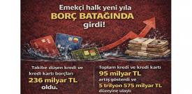 işçinin ekonomisi borç batağı 