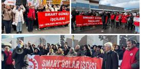 Smart Solar işçisi iş, aş, hürriyet mücadelesinin simgesi!