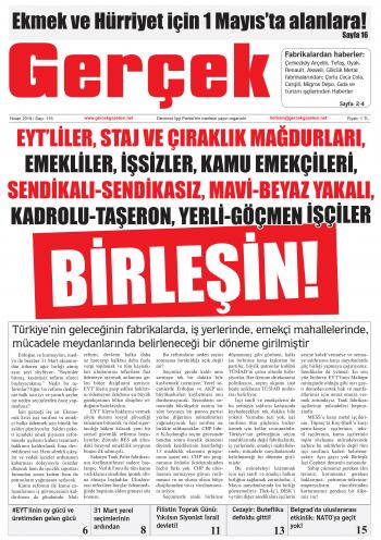 Gerçek Gazetesi Sayı 115
