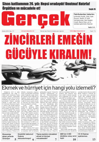 Gercek Gazetesi sayı 117