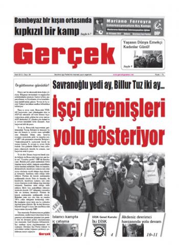 Gerçek Gazetesi Sayı 29 - Mart 2012 