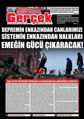 Gerçek Gazetesi Sayı 161