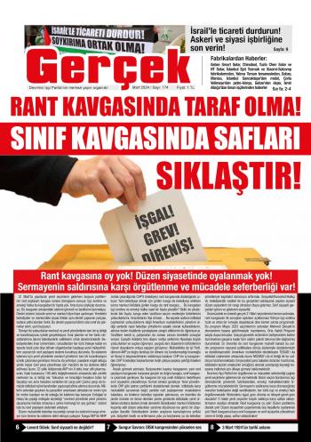 Gerçek Gazetesi Sayı 174 - Mart 2024