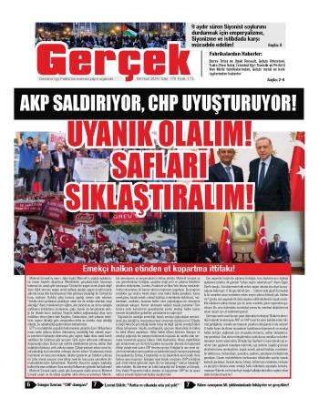 Gerçek Gazetesi Sayı 178 - Temmuz 2024
