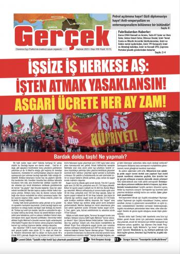 Gerçek Gazetesi Sayı 189 - Haziran 2025