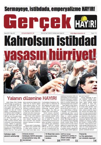 Gerçek Gazetesi Sayı 90 - Mart 2017