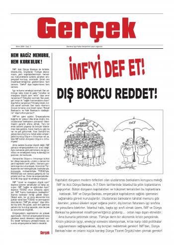 Gerçek Gazetesi Sayı 3