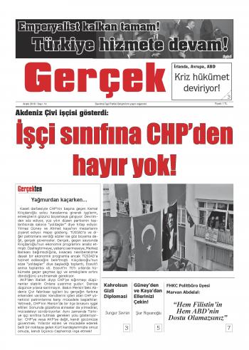 Gerçek Sayı 14 - Aralık 2010