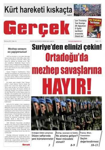 Gerçek Sayı 33 - Temmuz 2012