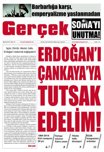 Gerçek Gazetesi Sayı 58 Kapak