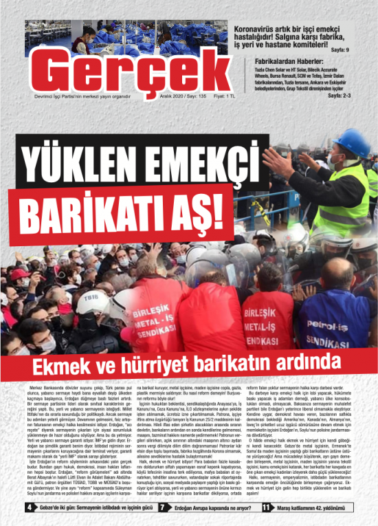 Gerçek Gazetesi Sayı 135