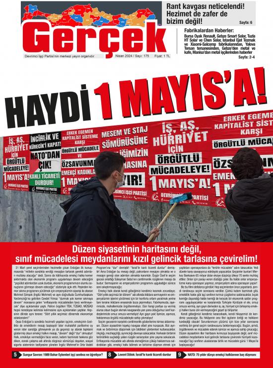 Gerçek Gazetesi Sayı 175 - Nisan 2024