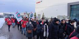 Farplas işçisi işten atma saldırısını da örgütlü gücüyle yenecek