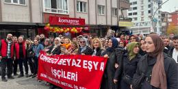 Yüzde doksanı kadın işçilerden oluşan bir fabrika olarak işçi sınıfımıza; neredeyse yirmi yıl sefil koşullarda çalıştırılmış emekçi kadınların, sendikalı olduktan ve üç toplu sözleşme dönemi geçirdikten sonra insanca çalışma koşullarına nasıl ulaşabildiğini gösterdiğimiz emsal bir sözleşmeye hazırlanıyoruz. Yolumuz açık olsun! Yaşasın örgütlü mücadelemiz!