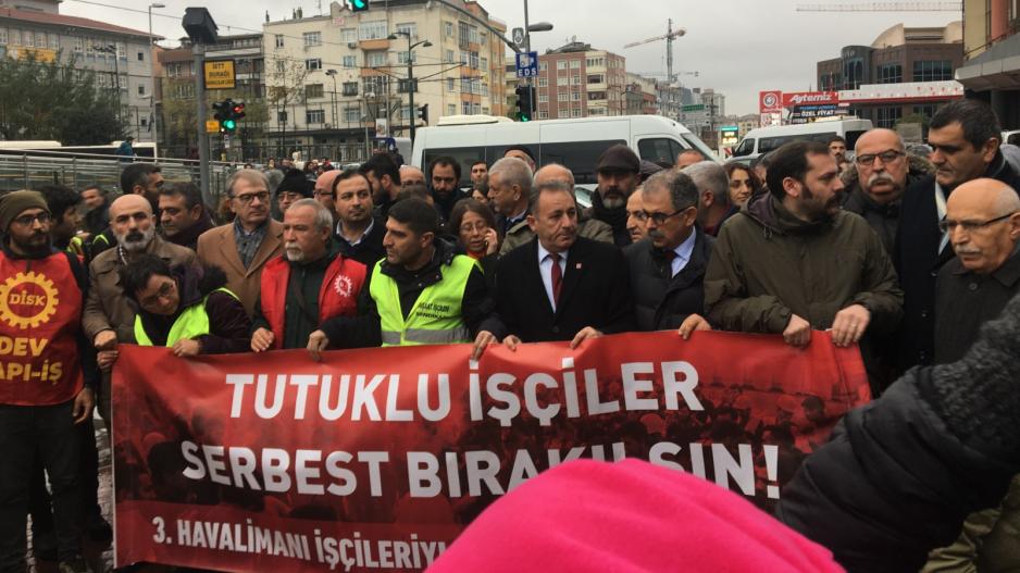 3. Havalimanı işçileri tahliye edildi