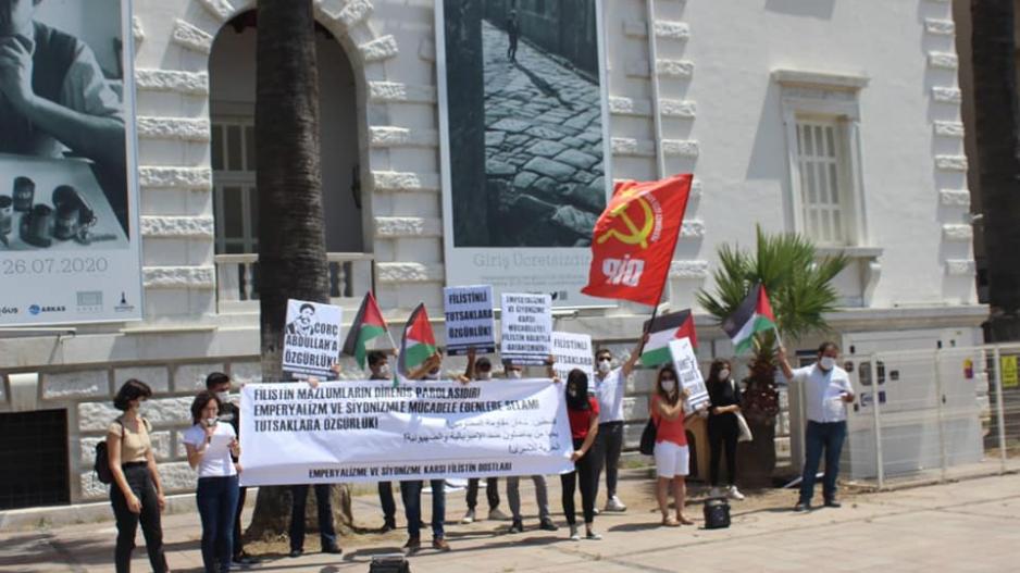 Filistin Dostları İzmir’den haykırdı: Saadât ve Abdullah’a özgürlük!