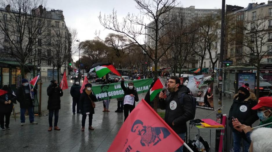 Paris’te Ahmet Sa’adat’a hürriyet eylemi!