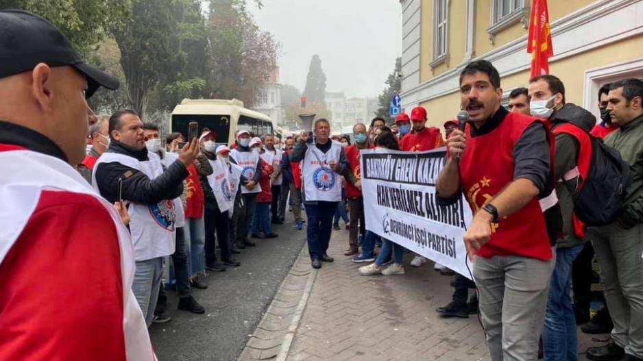 Hak verilmez alınır Bakırköy grev