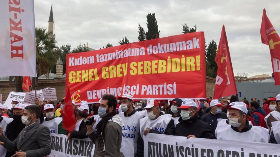 Sermayenin kızıl elması, işçi sınıfının kırmızı çizgisi ve genel grev sebebi: Kıdem tazminatı