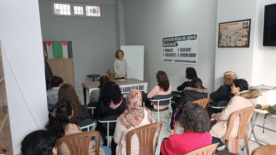 Kadına Yönelik Şiddetle Mücadele Günü’nde emekçi kadınlar İstanbul İkitelli’de buluştu