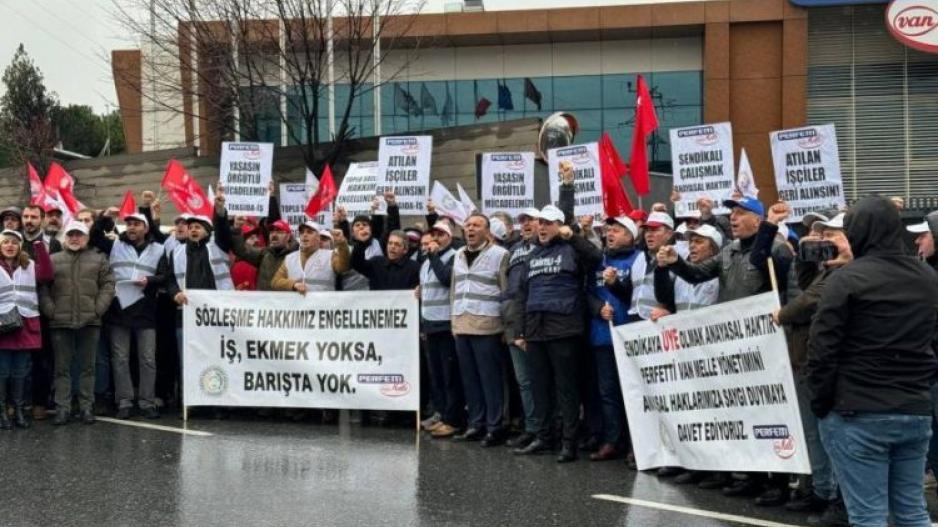 Perfetti işçisi sendika ve toplu sözleşme hakkı için mücadele ediyor!